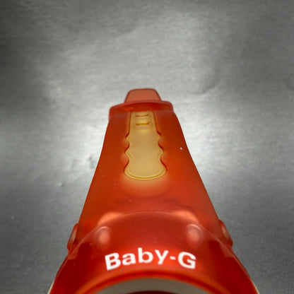 Casio Baby-G BG-163A Watch Women 42mm Orange Digital Round Alarm Chrono New Batt4