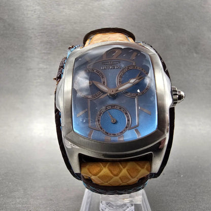 Invicta Lupah Watch Women 33mm Blue Dial Silver Tone Daydate 12263 New Battery5