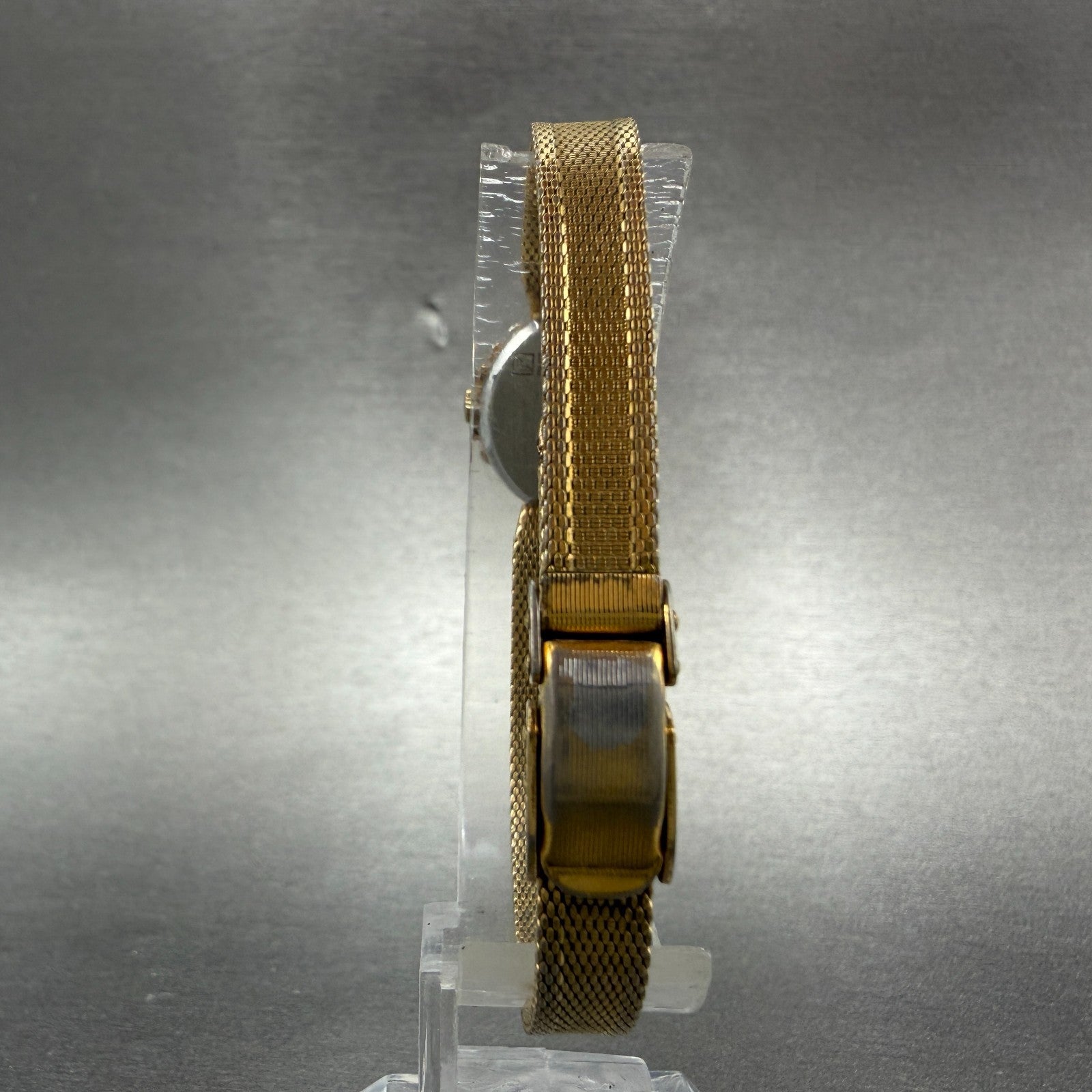 Armitron Deauville Watch Women 14mm Champagne Dial Gold Tone Oval PARTS8