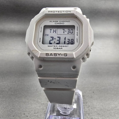 Casio Baby-G BGD-565 Watch Women 38mm White Dial White Chrono Alarm New Battery5