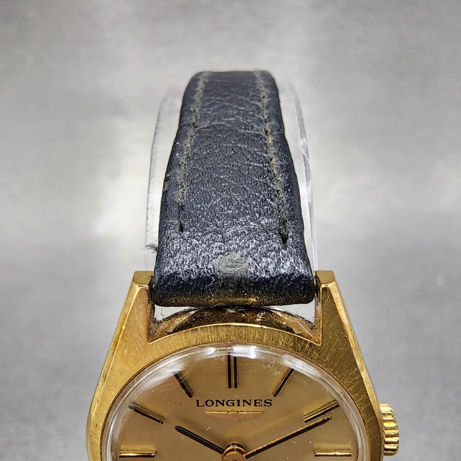 Longines Watch Women 23mm Gold Dial Gold Tone Manual Wind 1147 Runs VTG4