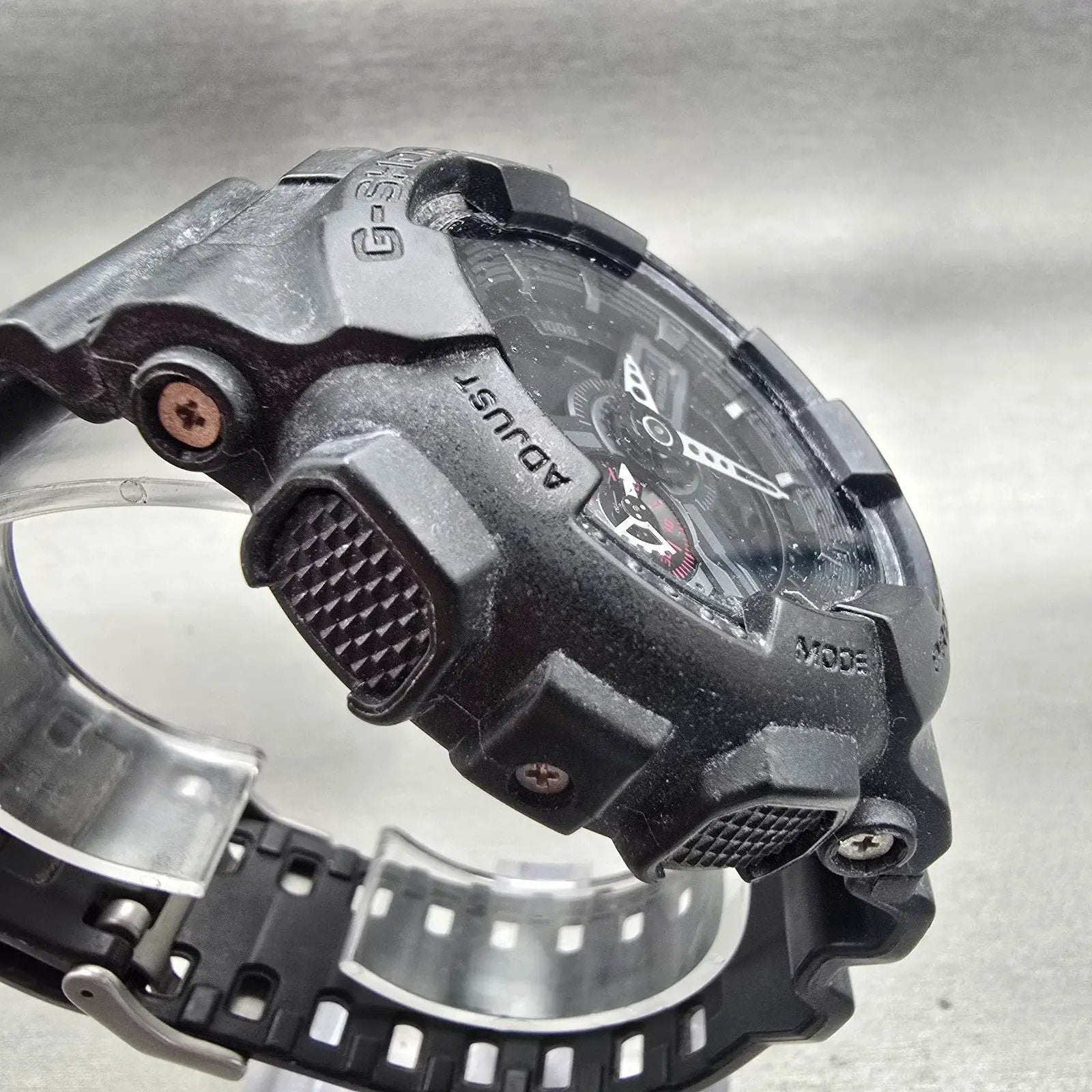 Casio G-Shock GA-110MB Watch Men 51mm Black Red Alarm Chronograph New Battery3