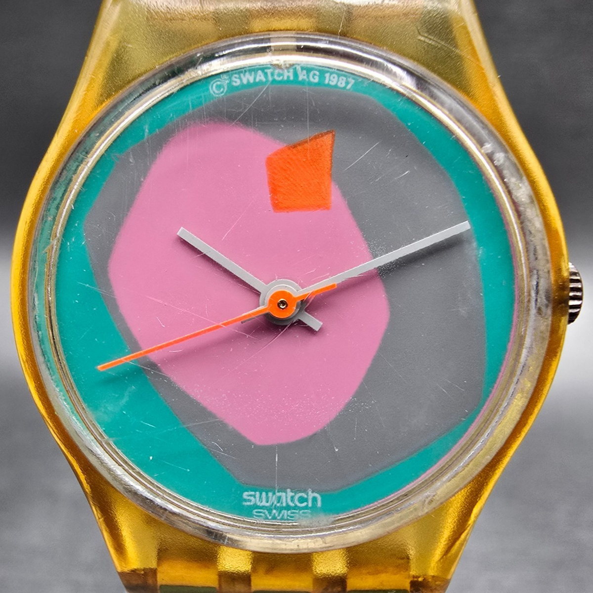 Swatch Luna Di Capri Watch Women 25mm Blue Dial Round LK109 New Battery Vintage1