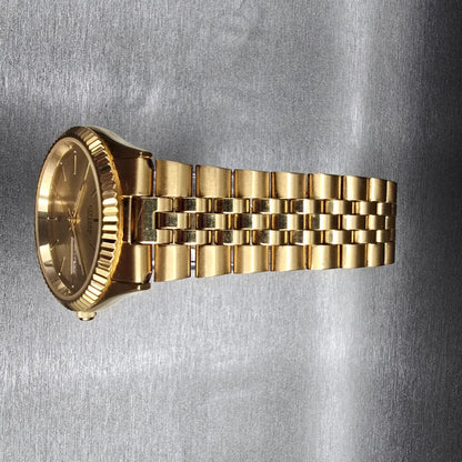Citizen President Watch Men 35mm Gold Dial Gold Tone Daydate 6100-R00391 New Bat4