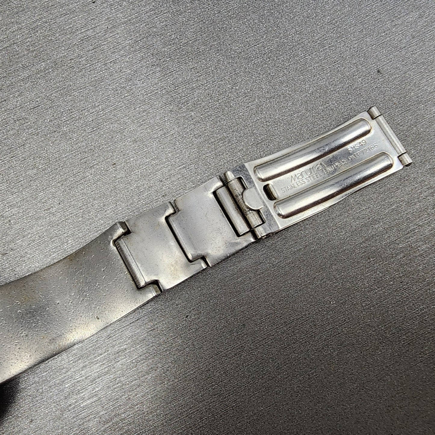 Seiko 5Actus Watch Men 39mm Silver Dial Silver Tone Daydate 61067420 PARTS9