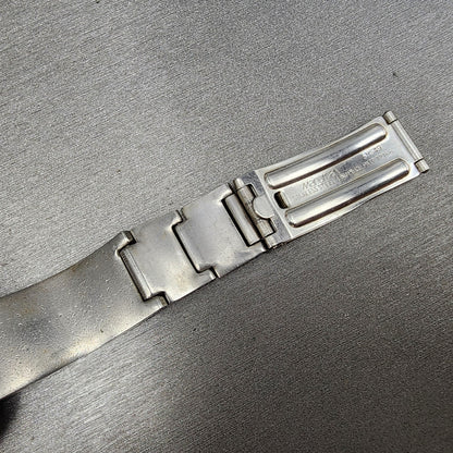 Seiko 5Actus Watch Men 39mm Silver Dial Silver Tone Daydate 61067420 PARTS9