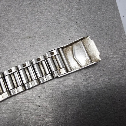 Givenchy Watch Men 35mm White Dial Silver Tone Round  Broken Bracelet PARTS14