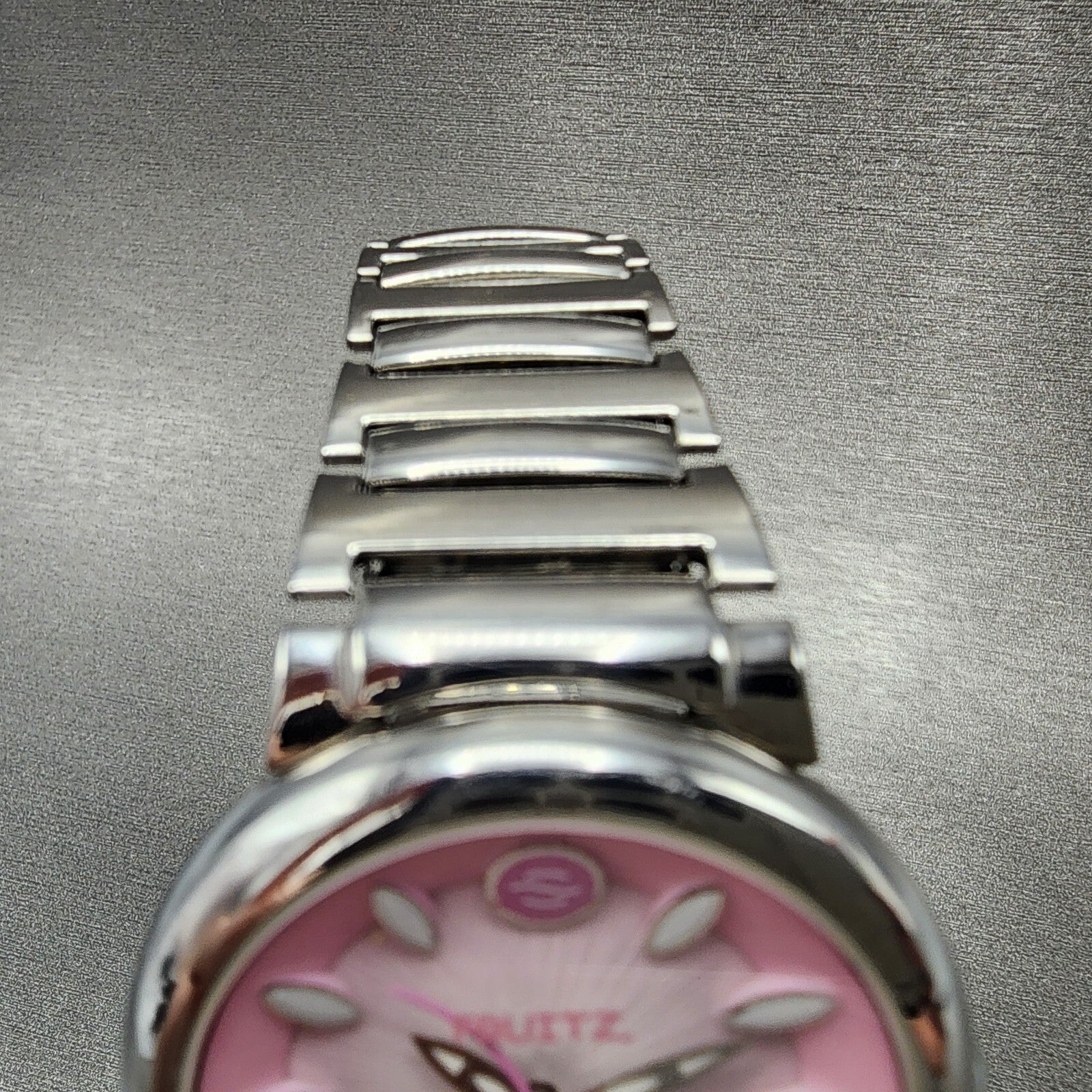 Philip Stein Fruitz Watch Women 38mm Pink Dial Stainless Steel Round New Battery4