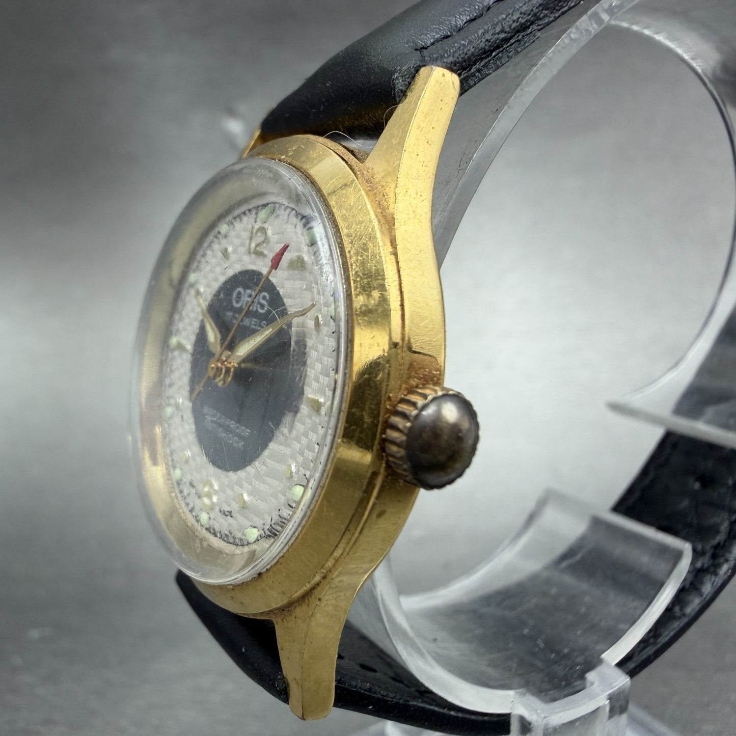 Oris Watch Women 30mm White Dial Gold Tone Round Manual Wind Runs Vintage2