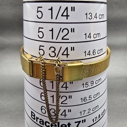 Seiko Watch Women 19mm Cream Dial Gold Tone Round V401-1819 New Battery Vintage9