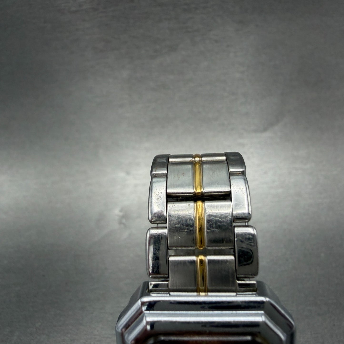 Rado Watch Women 26mm Orange Dial Silver Tone Octagon Manual Wind Runs VTG4