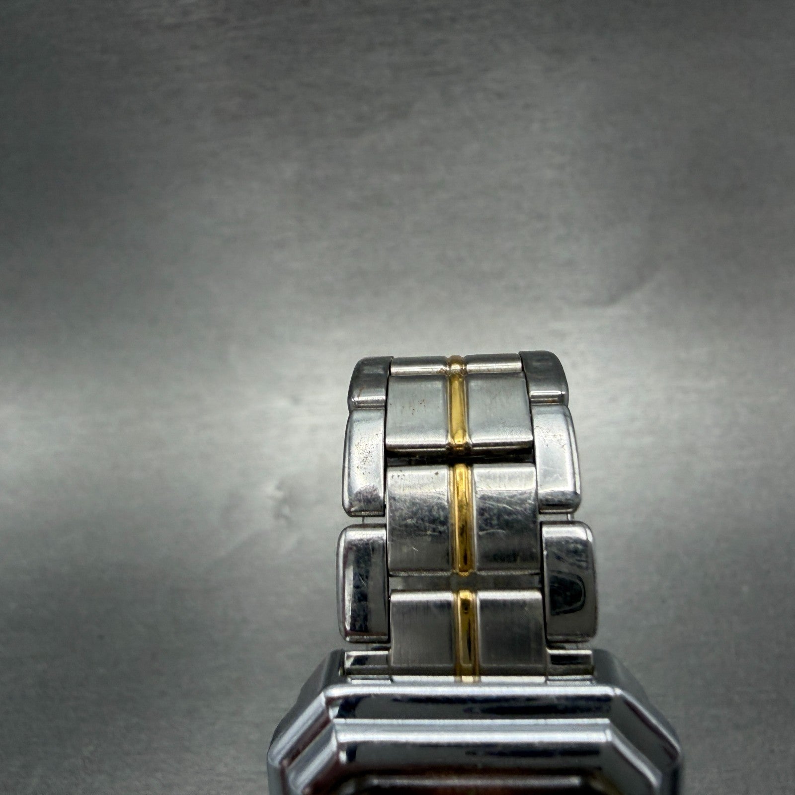 Rado Watch Women 26mm Orange Dial Silver Tone Octagon Manual Wind Runs VTG4