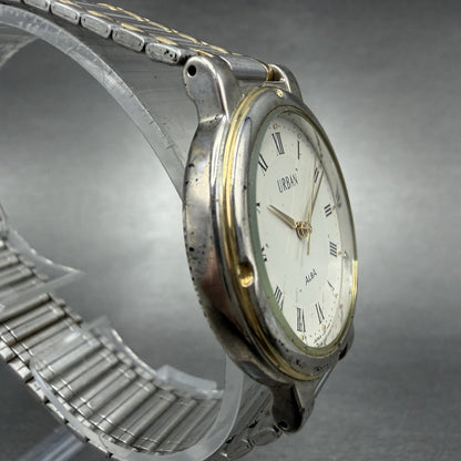 Seiko Alba Urban Watch Men 31mm White Dial Two Tone Round V701-1390 New Battery3
