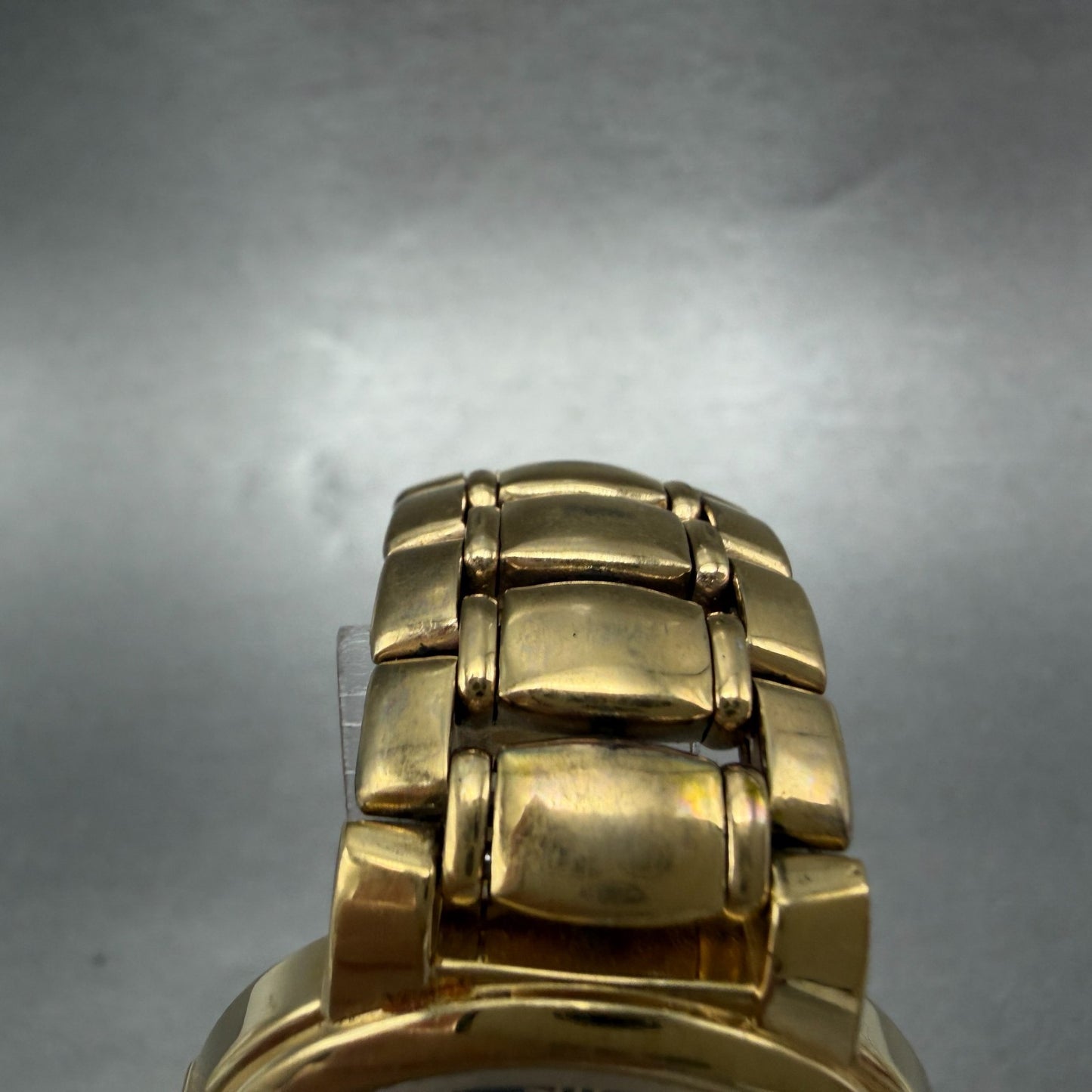 Seiko Watch Unisex 32mm Black Dial Gold Tone Date Round V722-6B10 New Battery4