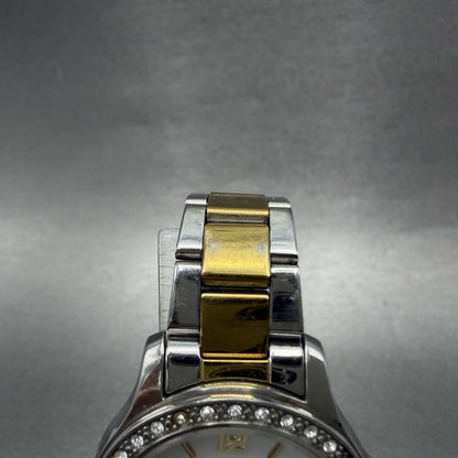 Seiko Watch Women 30mm MOP Dial Two Tone Date 7N820HV0 New Battery4