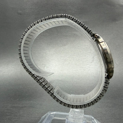 Seiko Watch Women 25mm Champagne Dial Silver Tone Round V701-1930 New Battery8