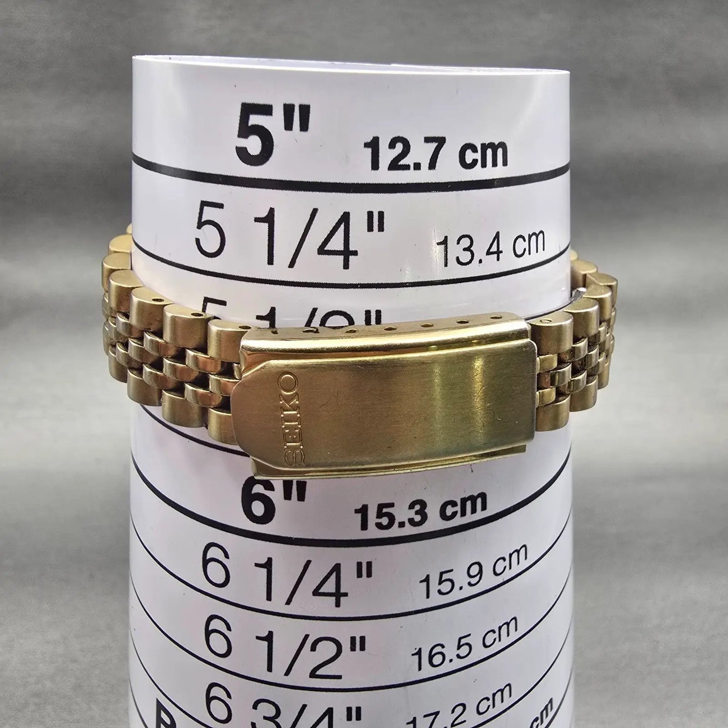 Seiko Watch Women 24mm Gold Dial Gold Tone Daydate Round 7N83-0041 New Battery9