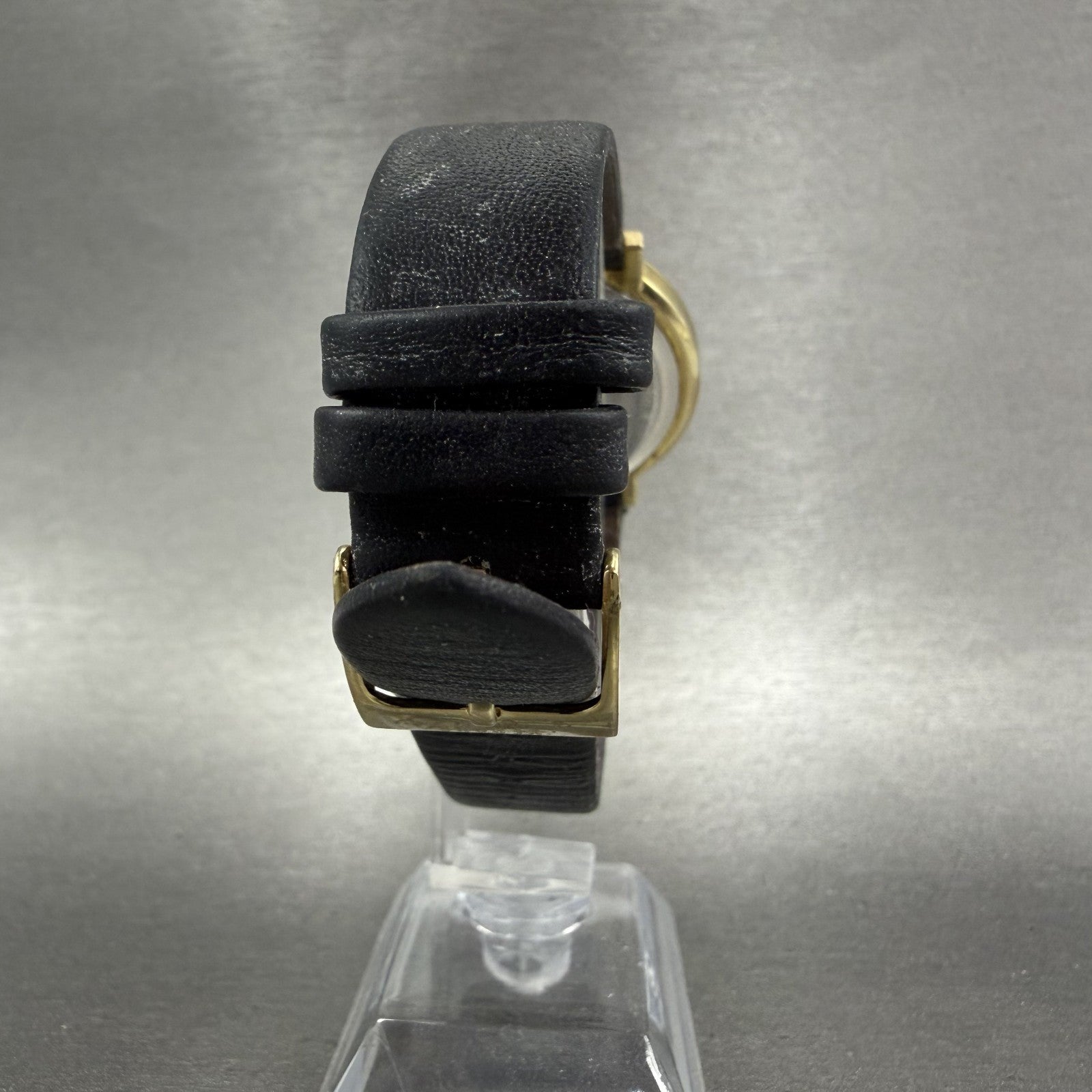 Versus Versace Watch Women 35mm Black Dial Gold Tone Round New Battery7