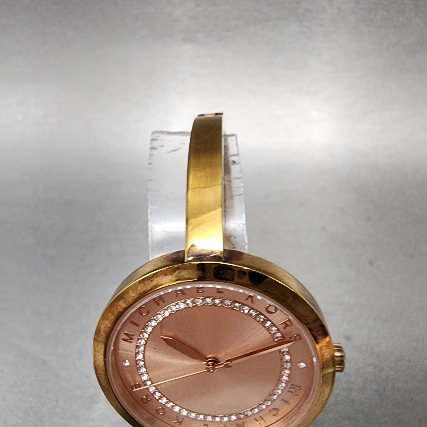 Michael Kors Blakely Watch Women 34mm Rose Dial Rose Gold Tone Round New Battery4