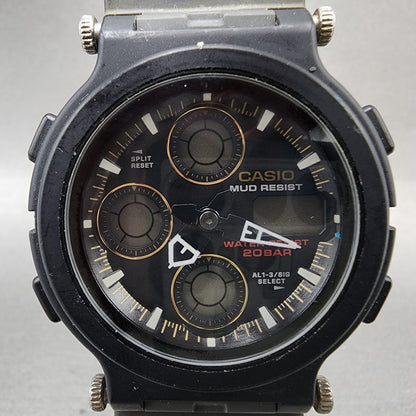 Casio GShock  Mudman AW570 Watch Men 43mm Analog Digital Black Tone  PARTS2