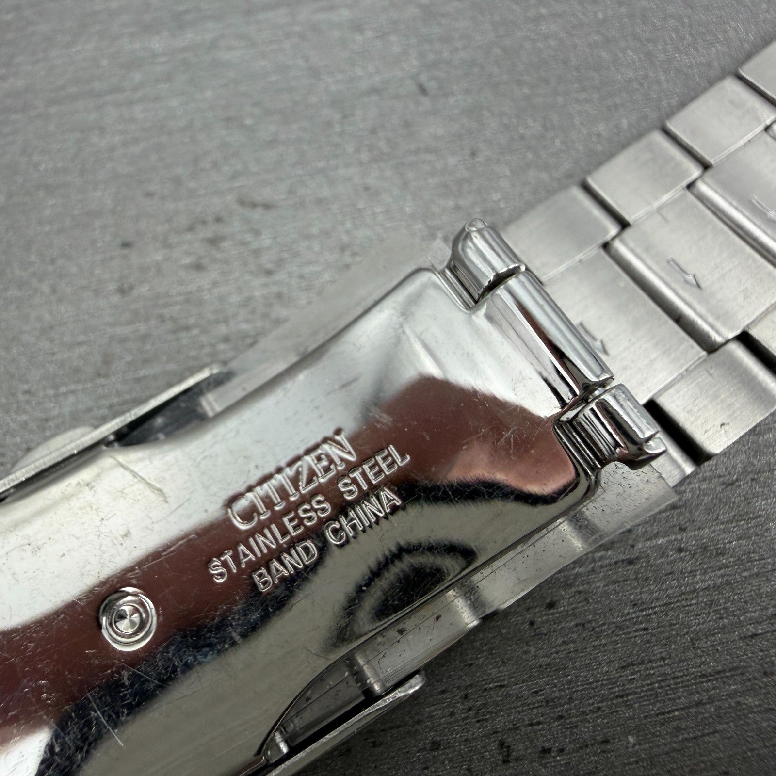Citizen Bracelet 23mm Stainless Steel Tri Folding Clasp11
