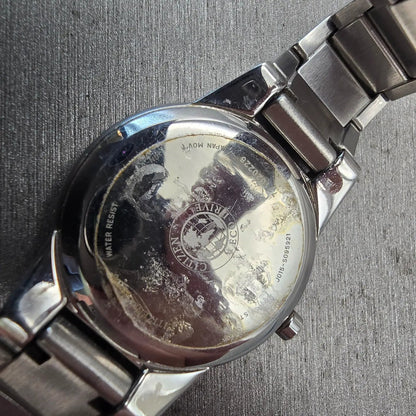 Citizen Eco-Drive Watch Women 30mm Silver Dial Silver Date J015-S095921 Runs10