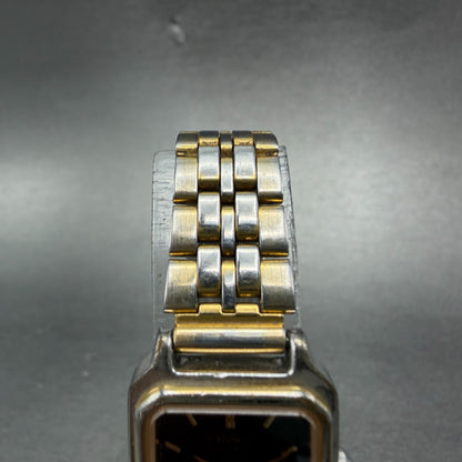 Orient Cygnus Swimmer Watch Women 19mm Black Dial Silver Tone Rectangle New batt4