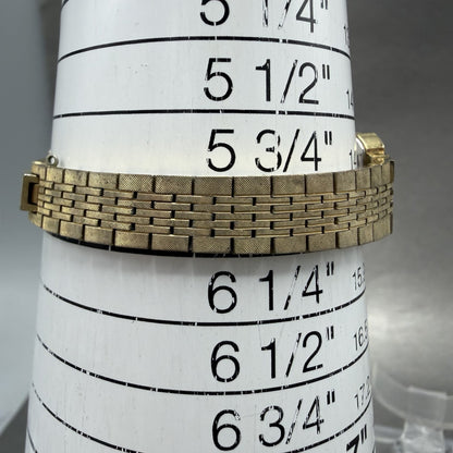 Seiko Tank Watch Women 17mm Champagne Dial Gold Tone 14005540 New Battery10