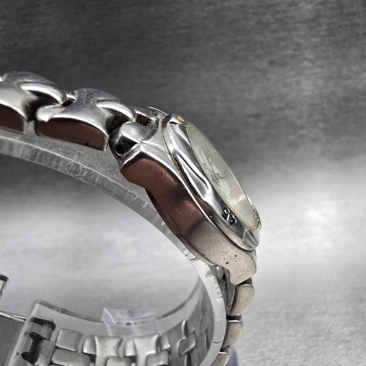 Bulova Marine Star Watch Women 21mm MOP Dial Silver Tone Round 96L44 New Battery3