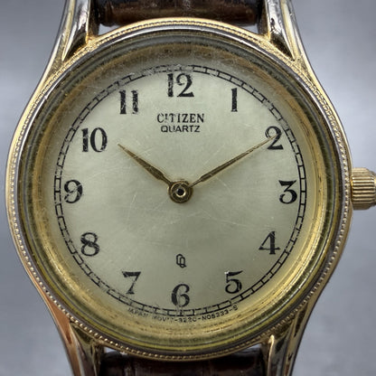 Citizen CQ Watch Women 23mm Champagne Dial Gold Tone Round 3220S32992 New Batt1