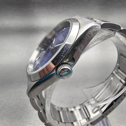 Citizen Watch Men 35mm Blue Dial Silver Tone Date Round 2610-S99400 New BatteryG2