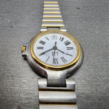 Dunhill Millennium Watch Women 26mm White Dial Two Tone Date READ!! New Battery4