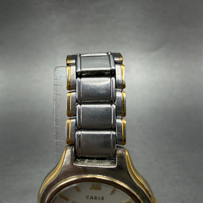 Seiko Alba Carib Watch Women 26mm White Dial Two Tone V701-2C40 New Battery7