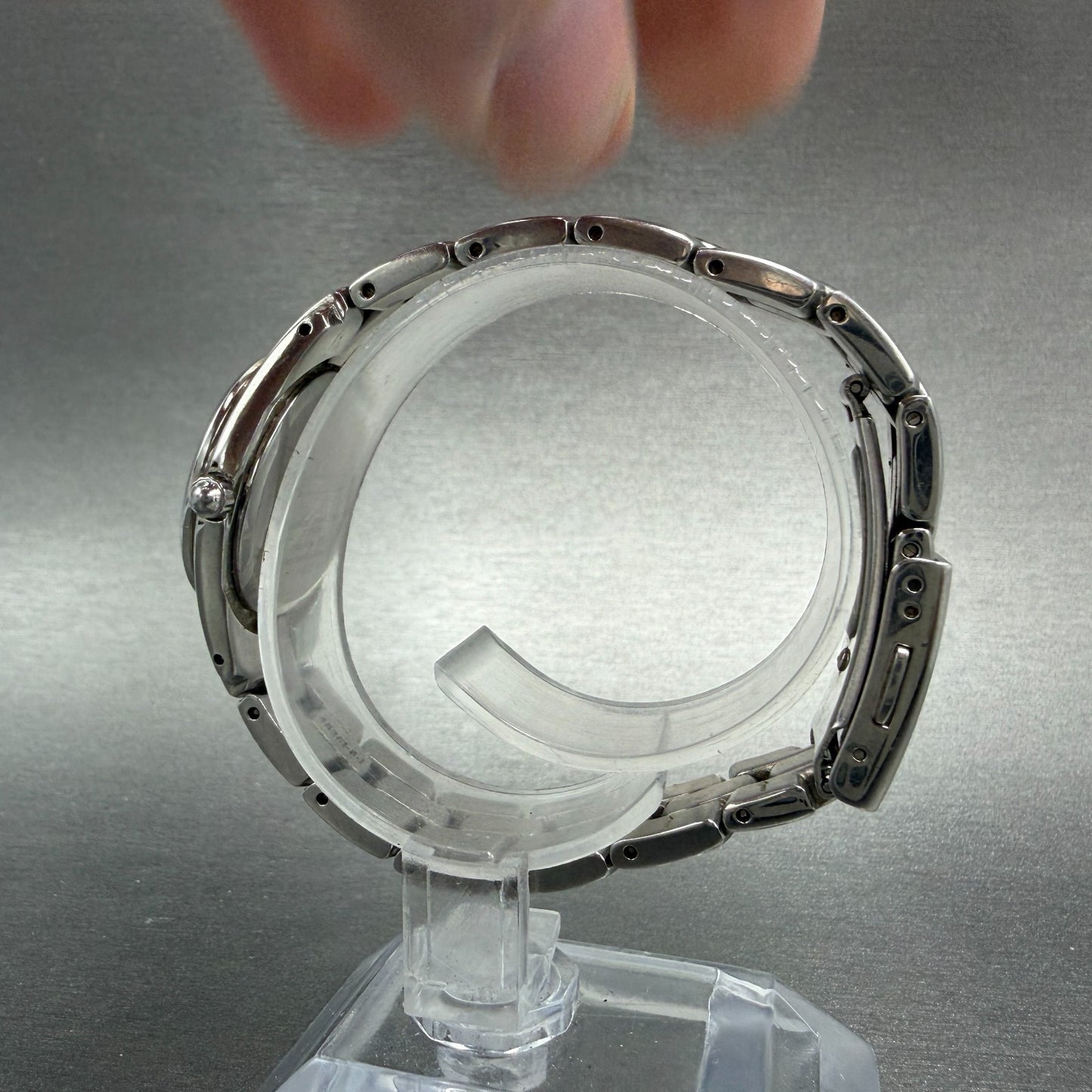 Seiko Watch Women 26mm MOP Dial Silver Tone Date Round 7N82-0EG0 New Battery6