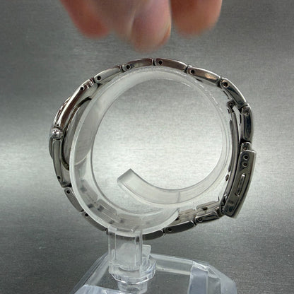 Seiko Watch Women 26mm MOP Dial Silver Tone Date Round 7N82-0EG0 New Battery6