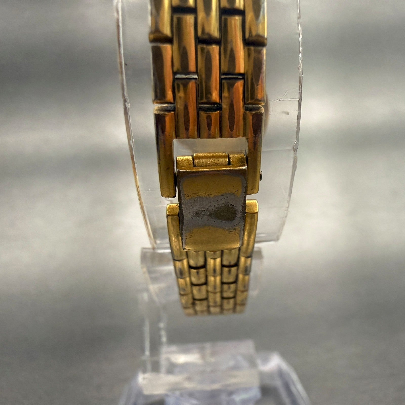 Seiko Watch Women 19mm Black Dial Gold Tone Round 1N00-0B29 New Battery7