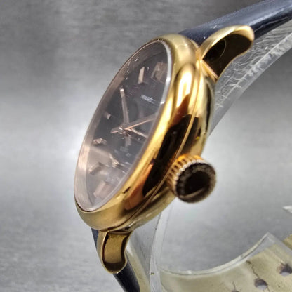 Marc Jacobs Baker Watch Women 28mm Blue Dial Rose Gold Small Seconds New Battery2
