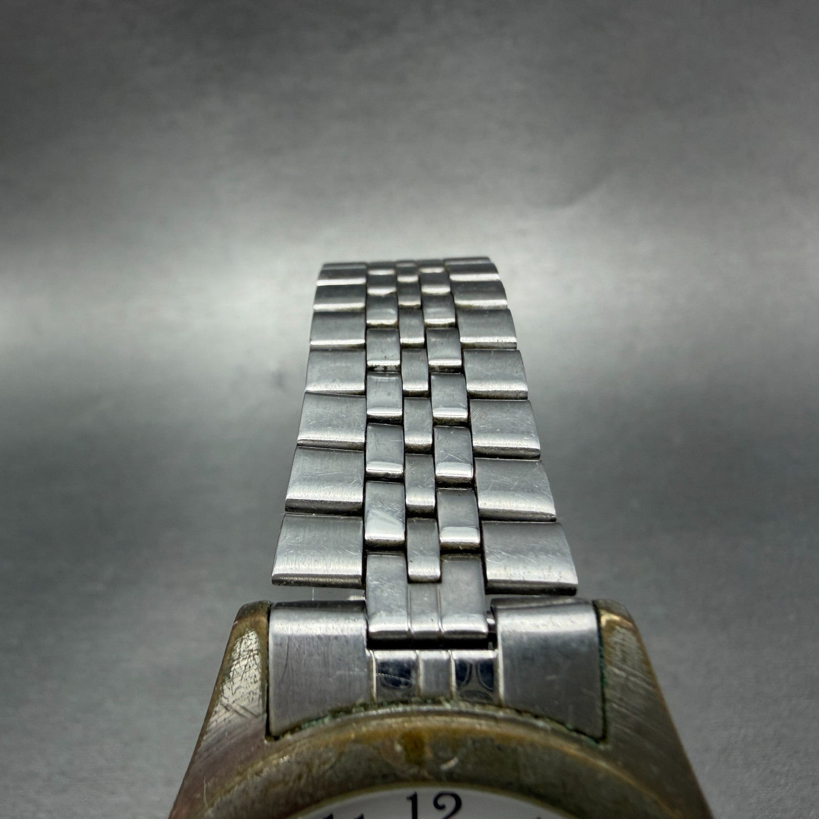 Casio Watch Men 36mm White Dial Silver Tone Round MTP-1129 New Battery Bracelet4