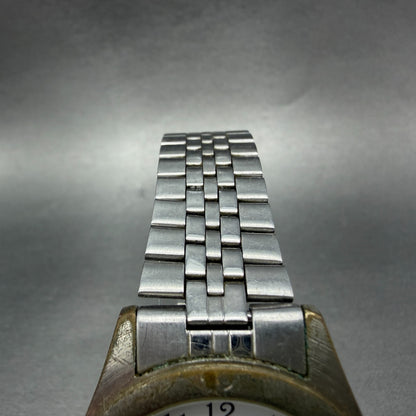Casio Watch Men 36mm White Dial Silver Tone Round MTP-1129 New Battery Bracelet4
