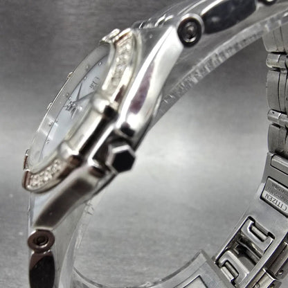 Citizen Eco-Drive Watch Women 26mm Silver Dial Silver Round E030-H26639 Runs2