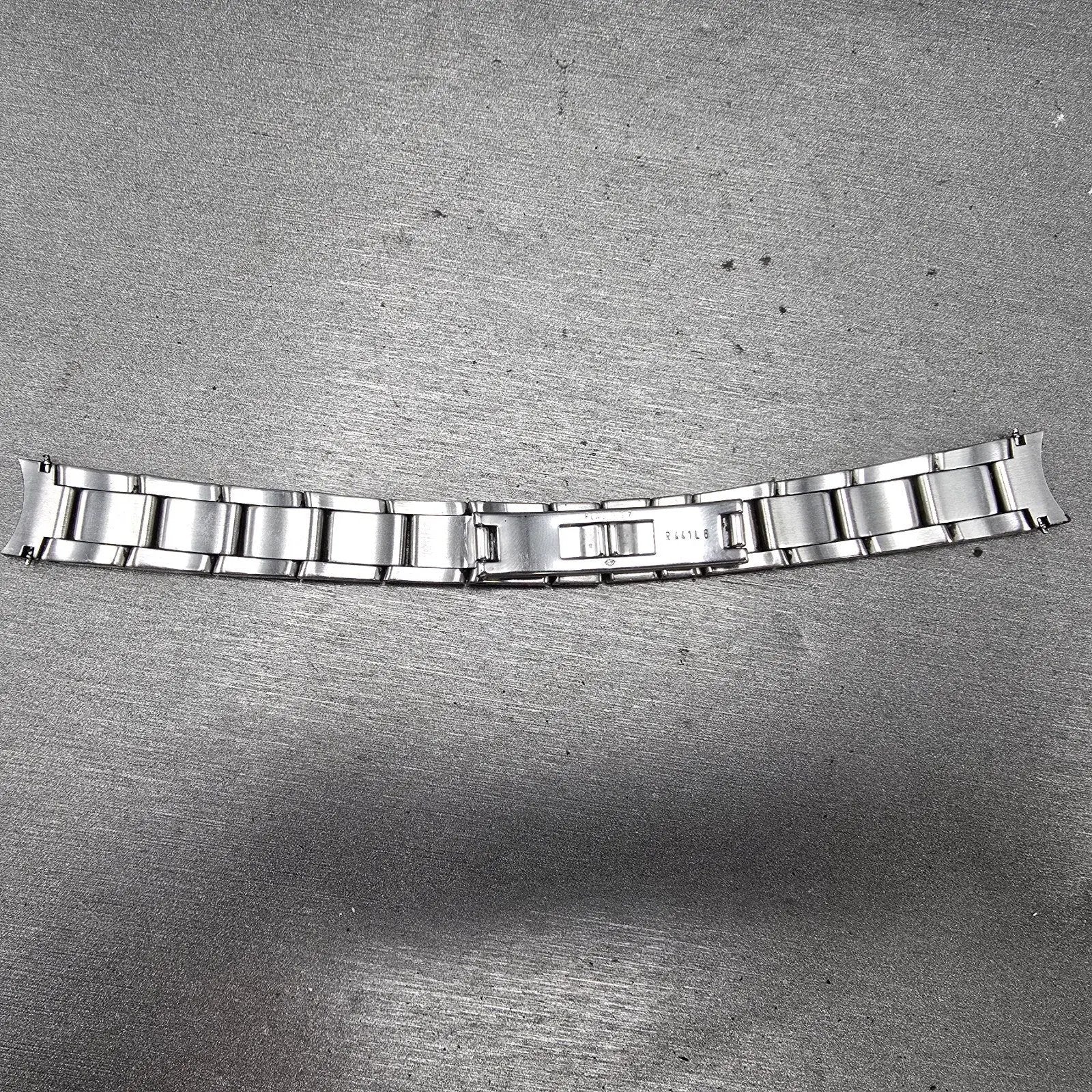 MovadoVerso Bracelet 11mm Two Tone Stainless Steel Butterfly Clasp 85-G4-8256