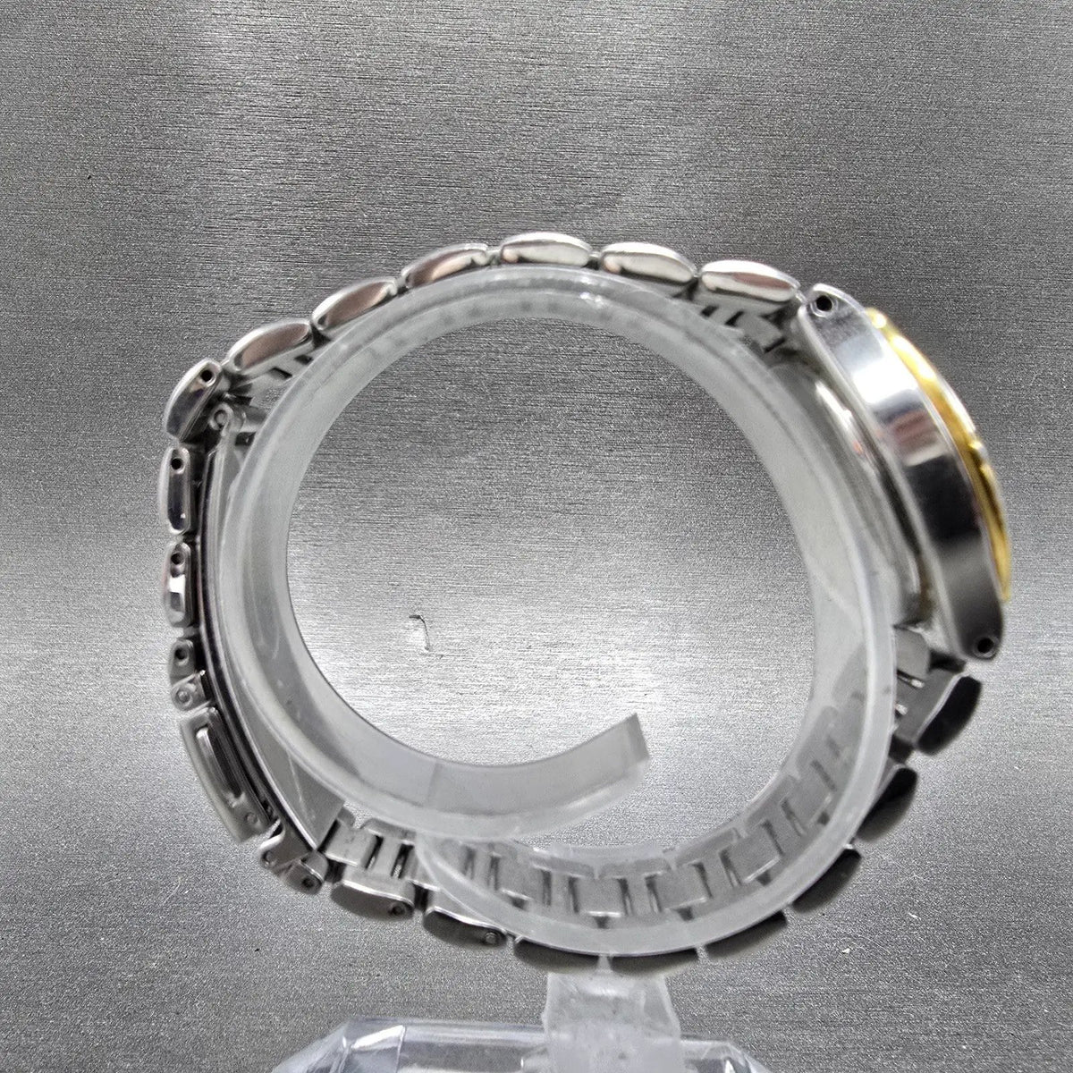 Citizen Eco-Drive Watch Women 27mm MOP Dial Two Tone Diamonds E011-S044235 Works9