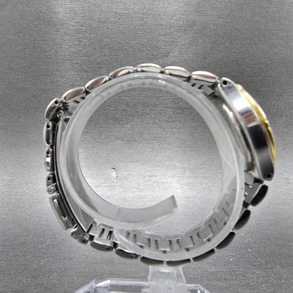 Citizen Eco-Drive Watch Women 27mm MOP Dial Two Tone Diamonds E011-S044235 Works9