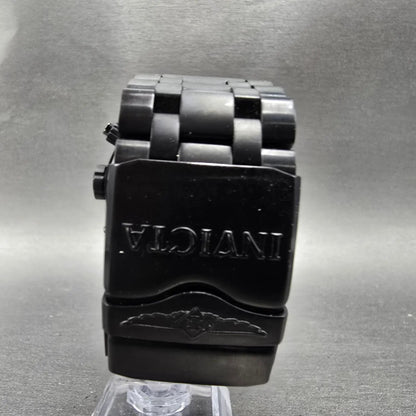 Invicta Sub Aqua Reserve Chronograph Watch Men 52mm Black Dial Black Tone NewBat7