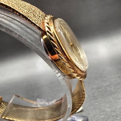 Citizen Watch Women 28mm Champagne Dial Gold Tone Round 4-1509966k Manual Wind3