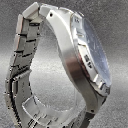 Fossil Colts Watch Men 40mm Blue Dial Silver Tone Date NFL-1086 New Battery3