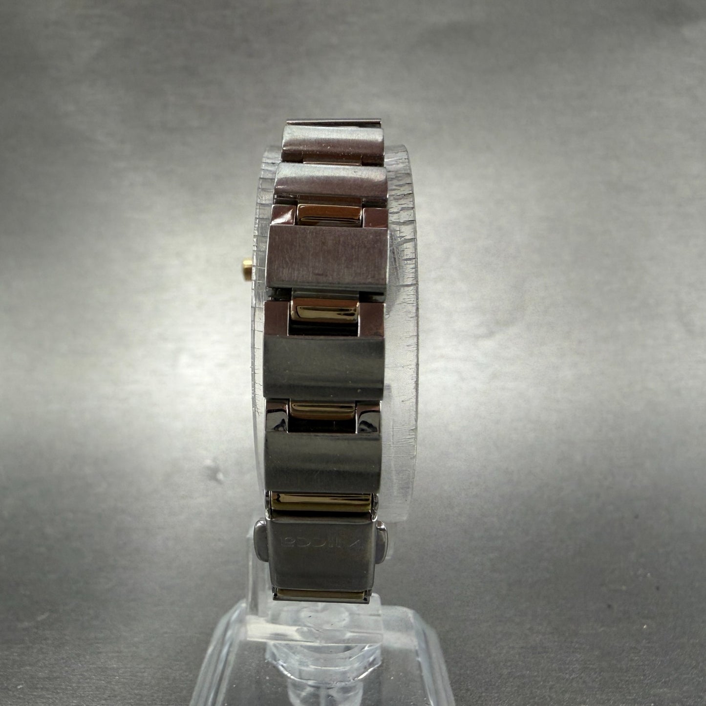 Citizen Eco-Drive Wicca Watch Women 24mm Pink Dial Two Tone Round Runs ABC7