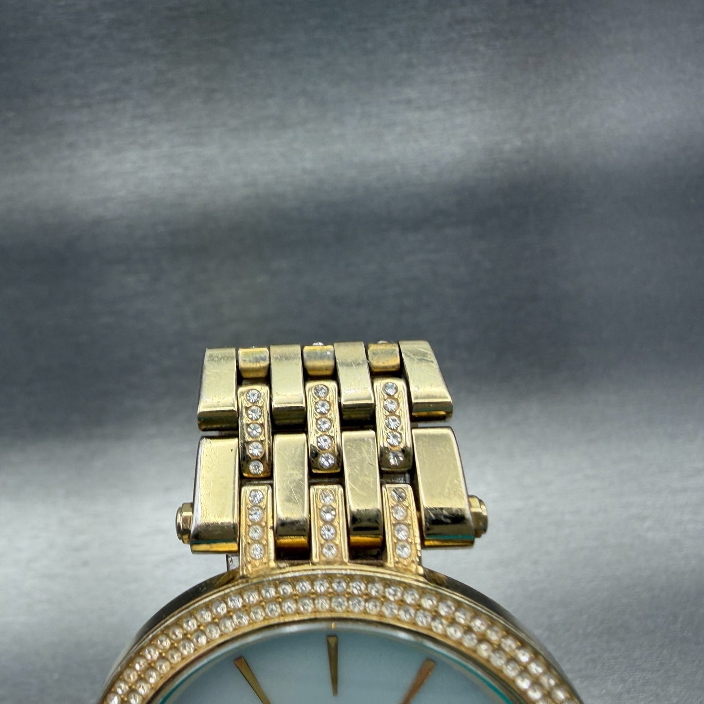 Michael Kors Darci Watch Women 39mm MOP Dial Gold Tone Round MK3219 New Battery4