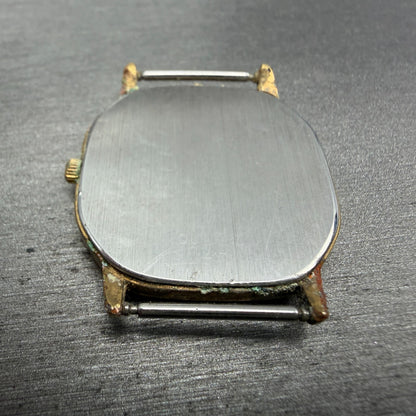 Omega De Ville Watch Men 29mm Champagne Dial Gold Octagon 1417 195.0031 PARTS8