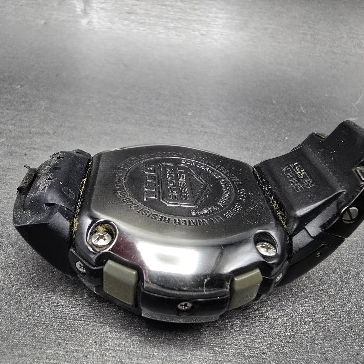 Casio G-Shock GW-1000BDJ Watch Men 46mm Blue Dial Black Solar Alarm Chrono PARTS8